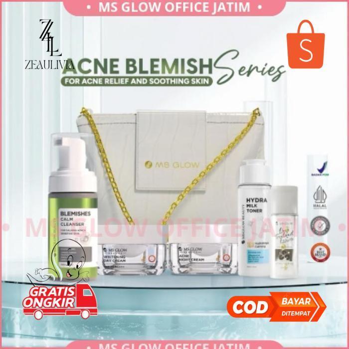 gd-90 MS GLOW WHITENING PAKET WAJAH , LUMINOUS , ACNE , ULTIMATE, DAY CREAM, NIGHT CREAM, FACE WASH,