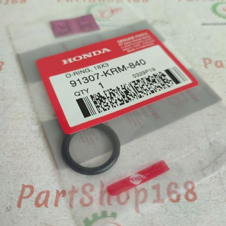 Oring Colokan Oli O-Ring 18X3 SEMUA Motor HONDA Ori 91307-KRM-840 Best