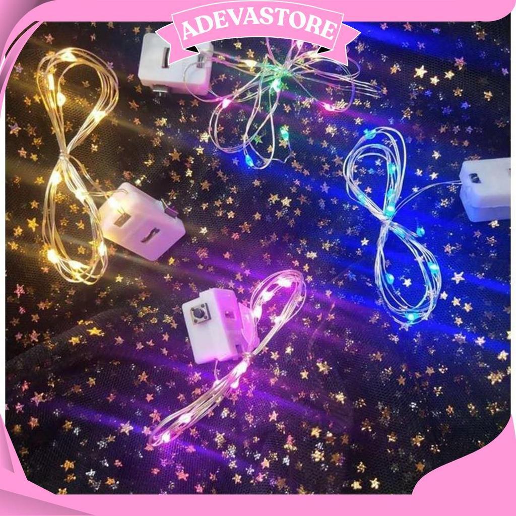 Lampu Tumblr Led Kawat Pohon Natal/ Lampu Hias Pohon Natal Panjang / Dekorasi Hiasan Aksesoris Chris