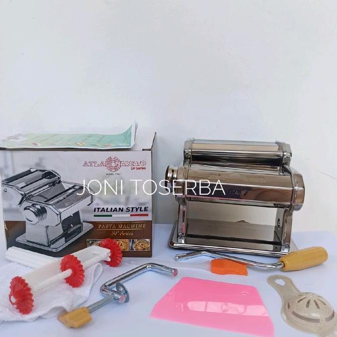 BEBAS ONGKIR - Gilingan Mie Molen Kulit Pangsit Pasta SP Series Atlas Marcato Model Italy Pemotong B