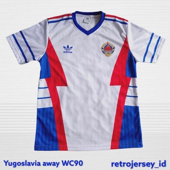 Jersey Retro Yugoslavia Away World Cup 1990