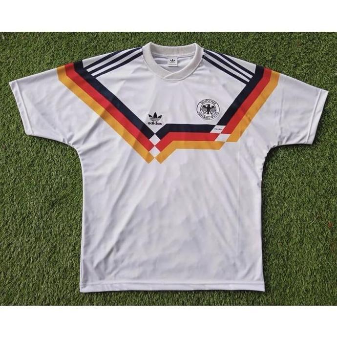 Jersey Retro Jerman 1990 Champions