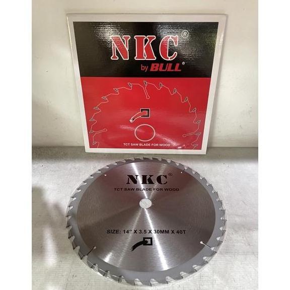 mata gergaji kayu 14 inch / mata gergaji kayu 14x40t nkc / mata gergaji cut off kayu tct 14 inch nkc