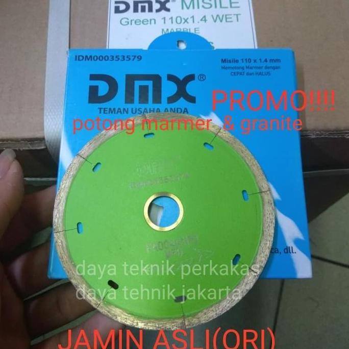 pisau potong granite dmx misile 4" - dw potong marmer dmx - pisau dmx
