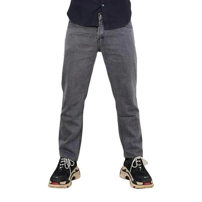 Celana Jeans Panjang Pria Lea 606 Standar Regular Fit Biru Muda Biru Tua Navy Garmen Hitam Abu Grey 
