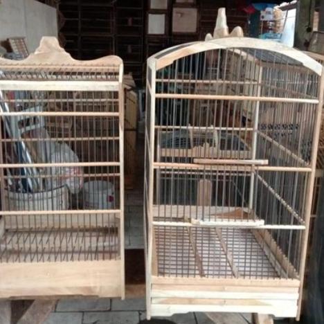 PROMO DISKON - kandang burung kotak kayu no 2
