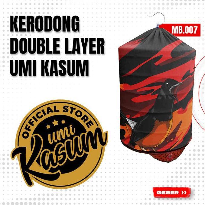 Kerodong Murai Batu Double Layer Pilihan Umi Kasum | Motif MB 007 | KMM