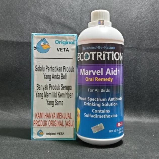 MARVEL AID 946 ML ORAL REMEDY ASLI ORIGINAL VITAMIN SEMUA BURUNG SAKIT