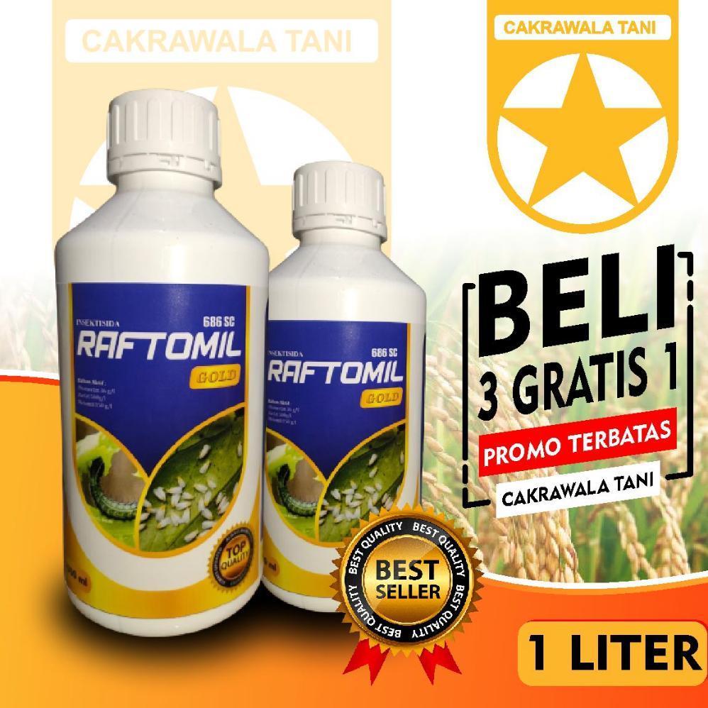 RAFTOMIL GOLD 686SC 1liter INSEKTISIDA ABAMECTIN ASEFAT METOMIL