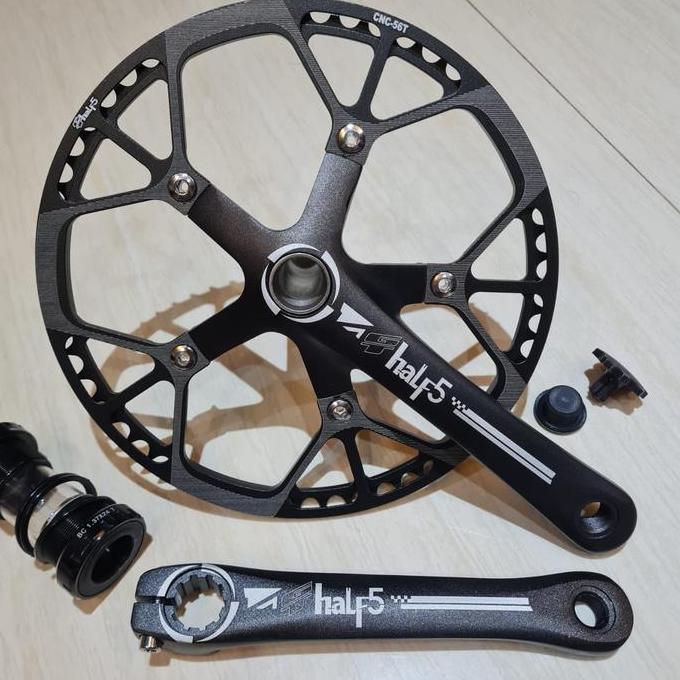 crank set GT half5 double crankset 56T 56 BB HT2 RAZE SYTE litepro luc