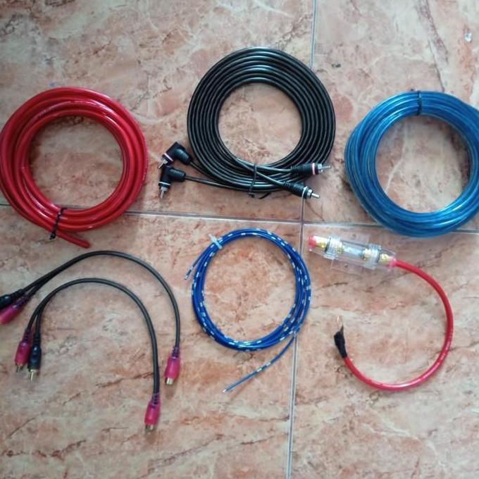 Paket Lengkap Kabel Audio Mobil Full set / Instalasi Sound