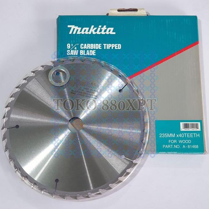 Makita 9" 235mm X 40T Mata Gergaji Kayu TCT Wood Circular Saw Blade A-81468