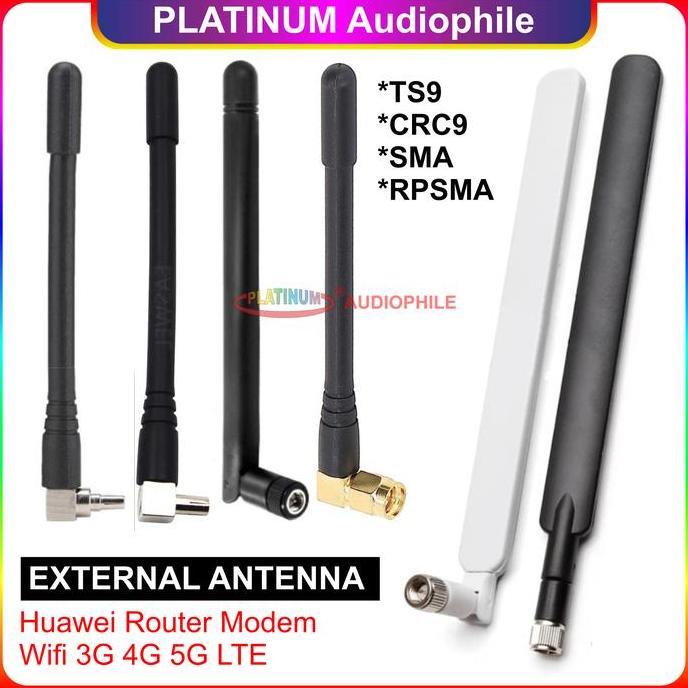 Antena External Eksternal Wifi Modem Router RP SMA RPSMA TS9 CRC9 4G