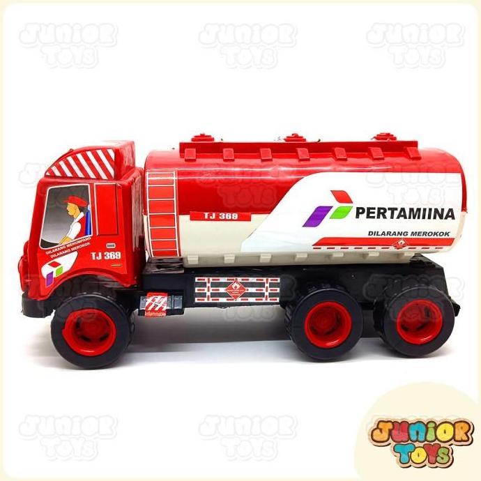 Mainan Mobil Truk Minyak Truk Tangki Pertamina Ukuran Besar 53 Cm