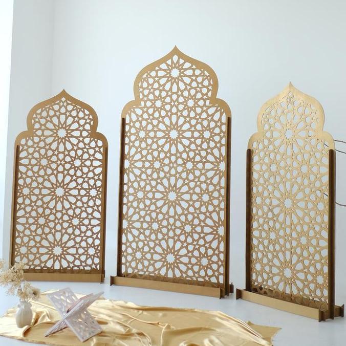 Diskon Backdrop Ramadhan Morocco | Dekorasi Lebaran Islami