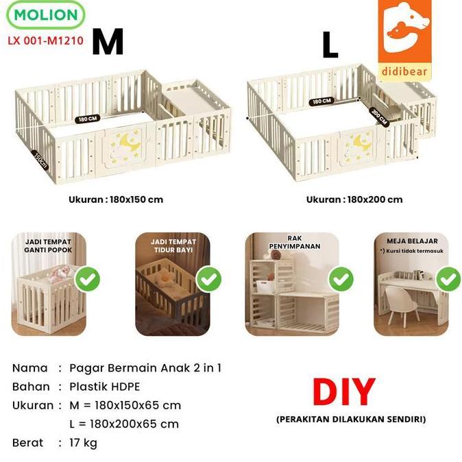 Pagar Bayi Playpen Bayi Pagar Mainan Anak Set Bayi Baby Fence Pagar Playpen Portable Merek Speeds x 