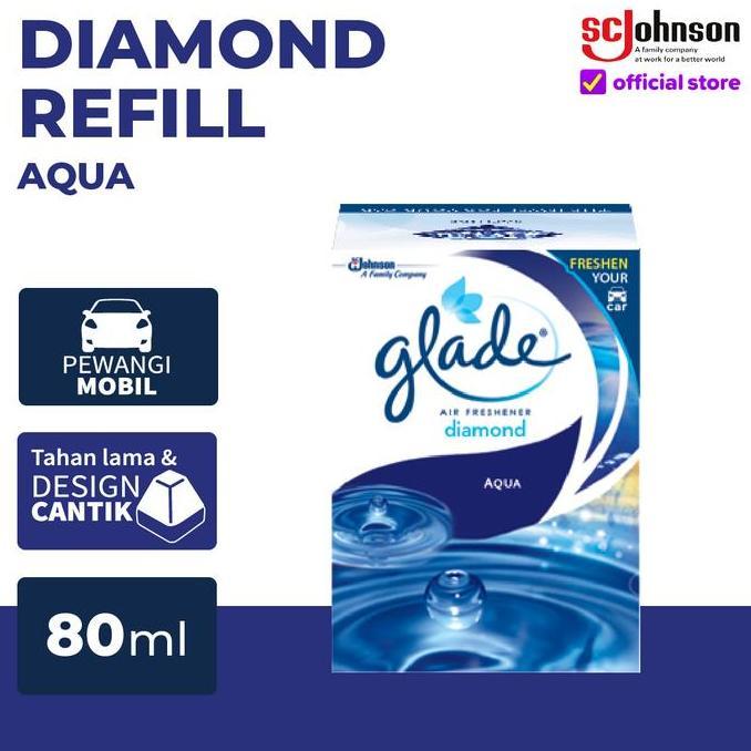 Promo Glade Diamond Aqua Refill 80ml COD