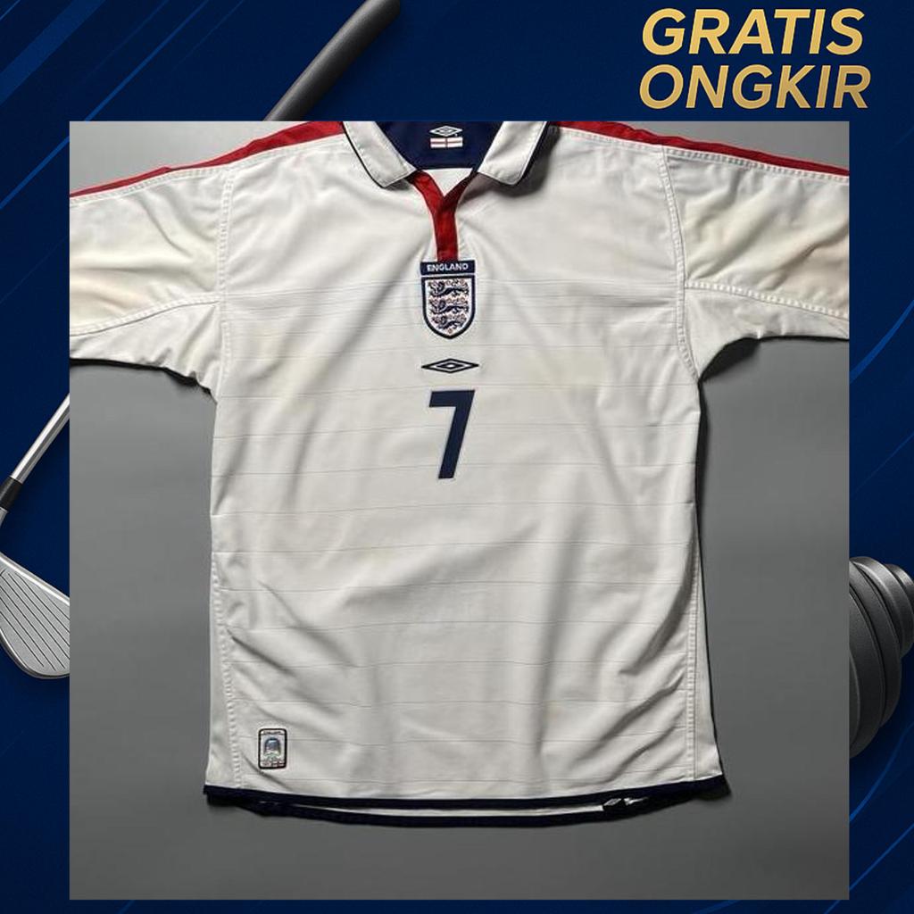 Retro Vintage | Englndd Home 2004 [Beckham #7] [Bloke Core Style] Realpict