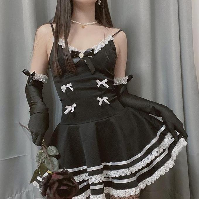 Lingerie Sexy Jepang Anime Cosplay Seragam Baju Tidur A3990