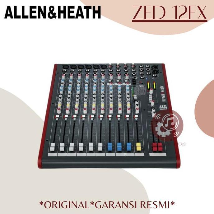 Allen & Heath ZED 12FX Mixer Audio 12-Channel Original ZED12FX