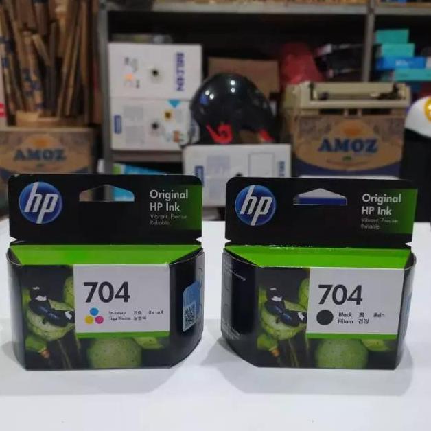 HARGA DISC - CARTRIDGE HP ORIGINAL 704 BLACK & COLOUR untuk printer hp 2010, 2060