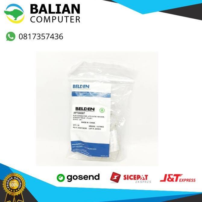 KONEKTOR RJ45 BELDEN ORIGINAL Isi 50pcs | KONEKTOR CAT 5E RJ45 BELDEN