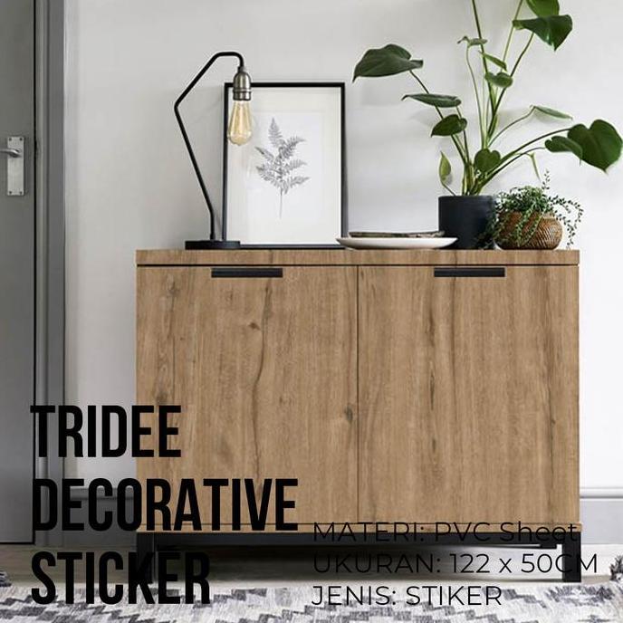 Promo Stiker Dekorasi Kayu Marmer Meja Furniture Dapur Wallpaper | TRIDEE COD