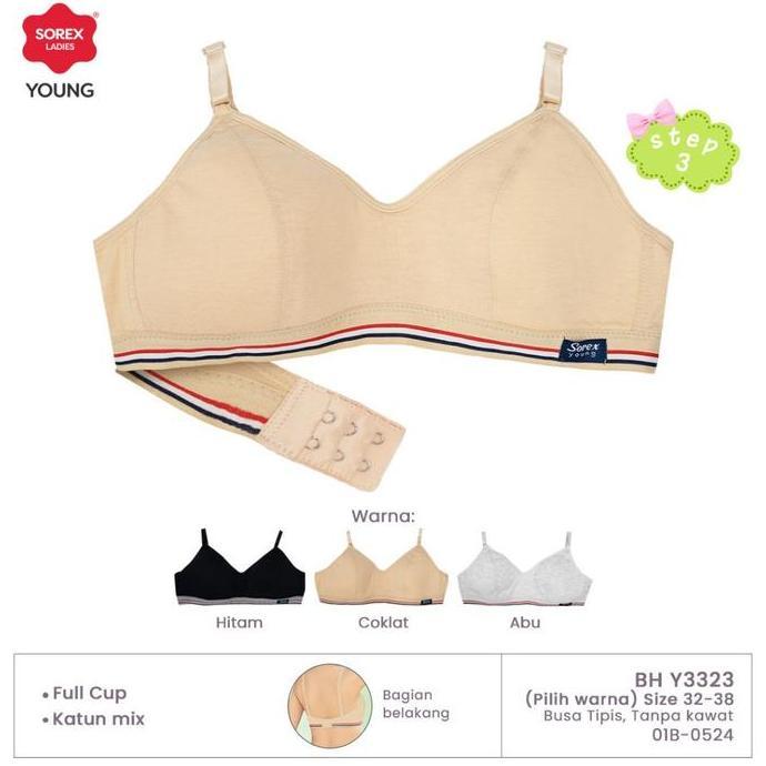 BH Bra Remaja Minibra Abg Step 3 Sorex Young 3323 Stripe