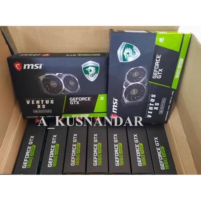 VGA MSI GEFORCE GTX 1660 SUPER VENTUS XS OC 6GB GDDR6 GTX1660 SUPER