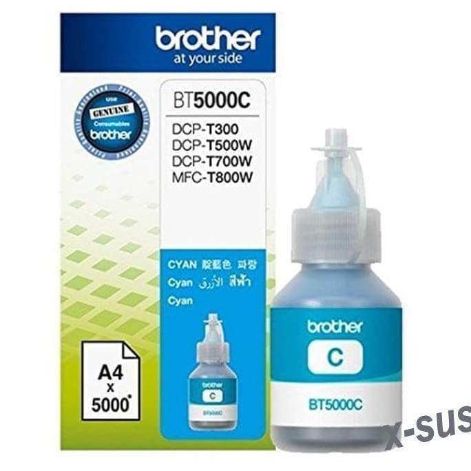 Tinta Brother Original BT5000 Cyan