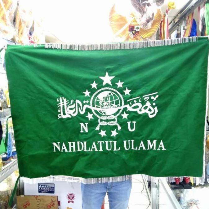 Miliki Bendera Pataka Nu Ukuran 90 X 135 Satin