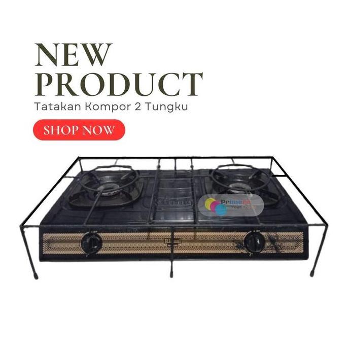 Tatakan Kompor Gas Rinnai 2 Tungku / Dudukan Besi Kompor Gas