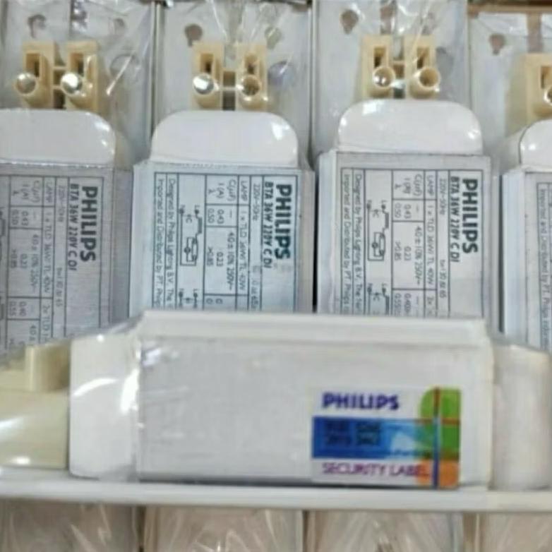 BALLAST BTA PHILIPS 18/36 WATT LAMPU NEON 18/36 WATT