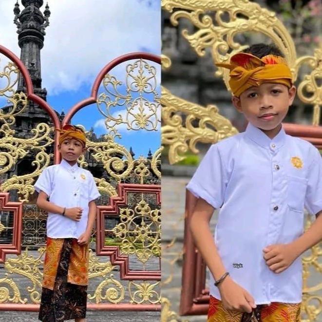 Semi safari Ongkara Anak Bali/Baju anak Bali