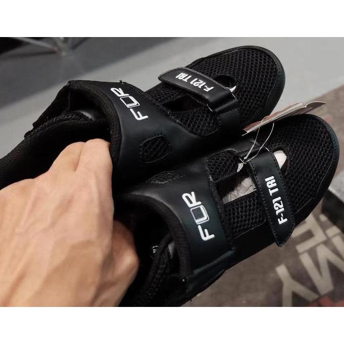Sepatu FLR F-121 Triathlon Shoes - Black Terlaris