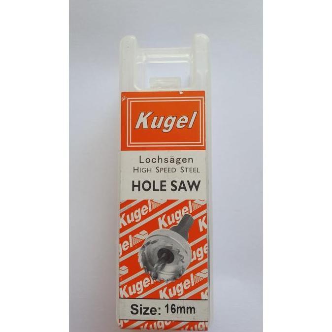 KUGEL Hole saw HSS 16 mm - Mata Bor Besi 16 mm Original HOLE SAW ASLI KUGEL