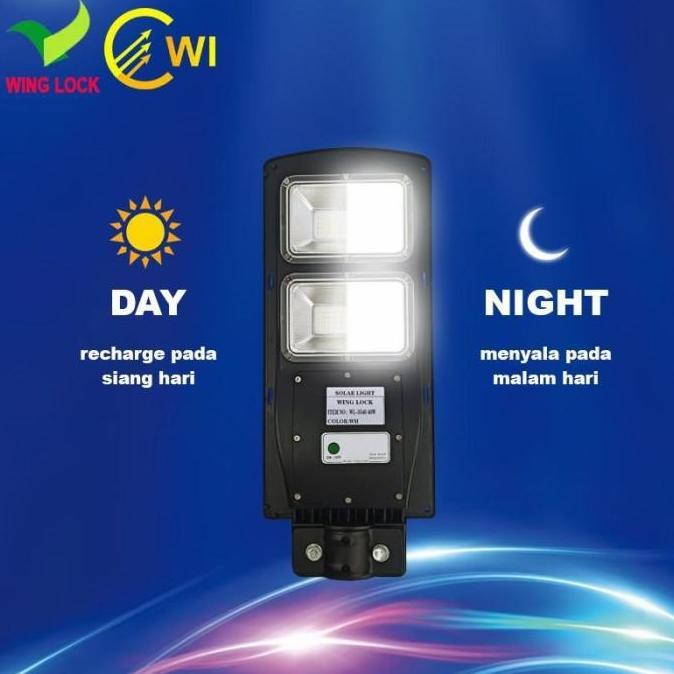 Lampu PJU SOLAR WINGLOCK LED PJU Street Light 40W SOLAR - WL5540