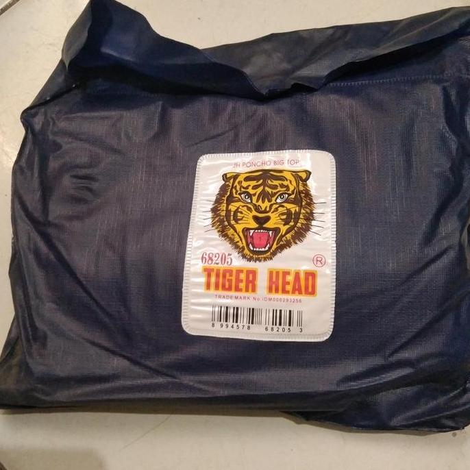 Jas Hujan Tiger head poncho 68205 Terlaris
