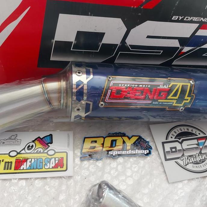 knlpot daeng racing original thailand for mio,fino,soul 200cc Terlaris