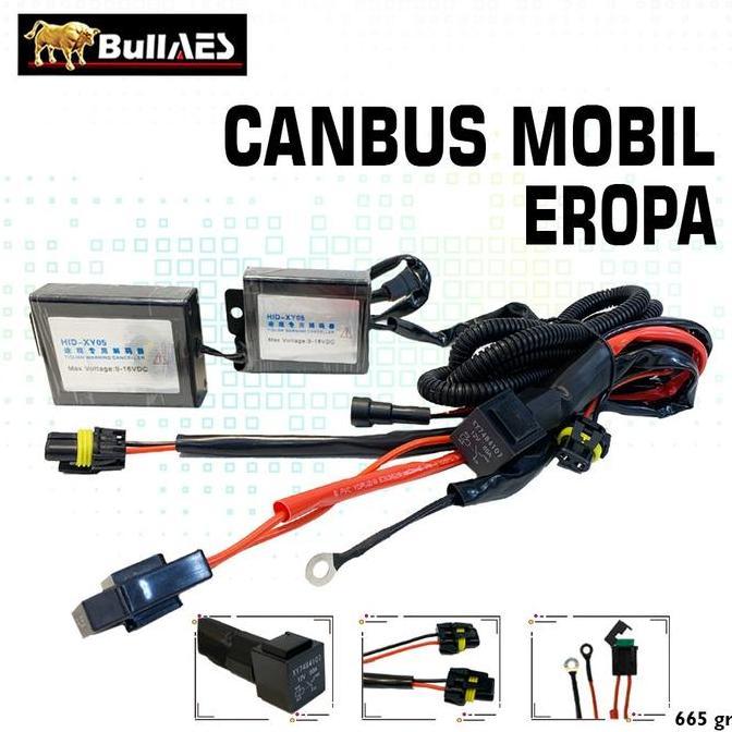 Socket H4 Car LED Headlight Canbus Deer EMC Error Free Anti Flicker HIGH QUALITY