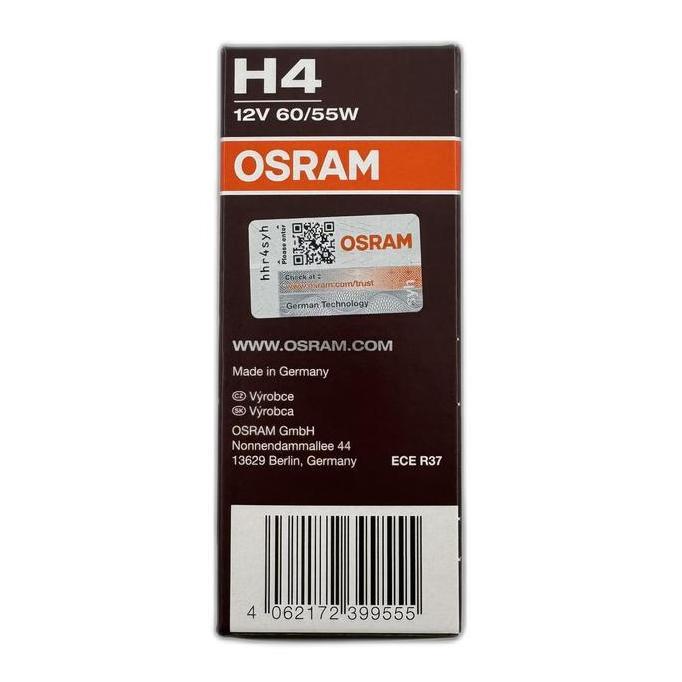 Osram H4 60/55W NBR / NB200 / NBR200 / NIGHT BREAKER 200 Terlaris