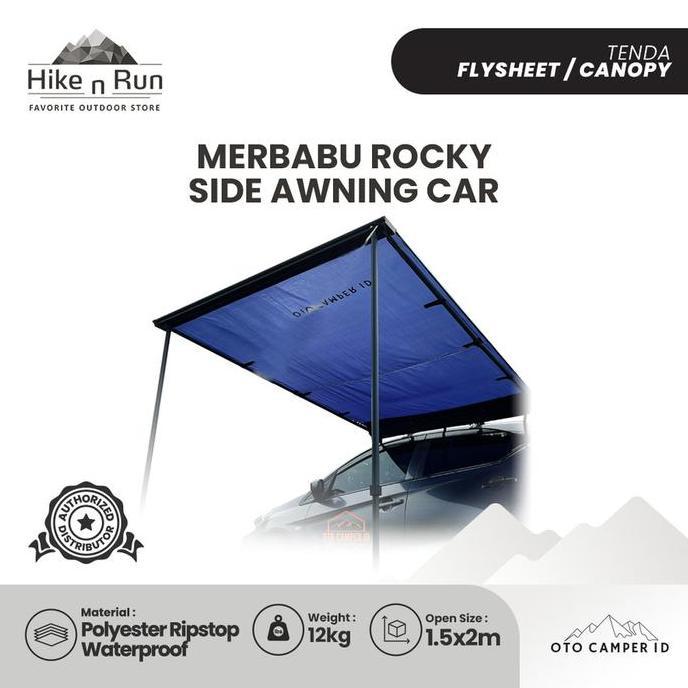 Kanopi Flysheet Mobil OTO CAMPER ID Merbabu Rocky Side Awning Car