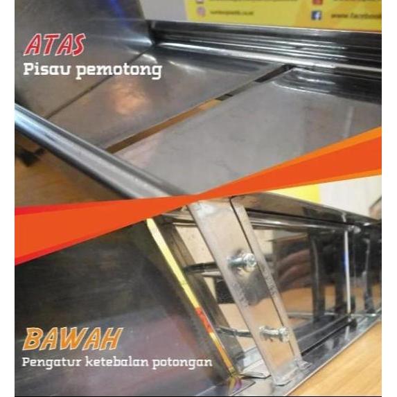 Alat Pengiris Bawang Serbaguna Stainless Alat Pemotong Sayuran Masak