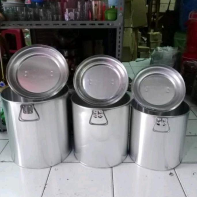 Tong/Dandang Polos alumunium/Tong air/Bubur O.6 mm 28,30,32 Cm