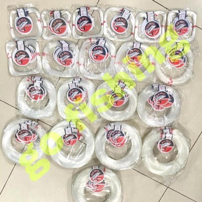 Senar Damyl / Damil warna PUTIH - ukuran lengkap 2 LBS - 200 LBS