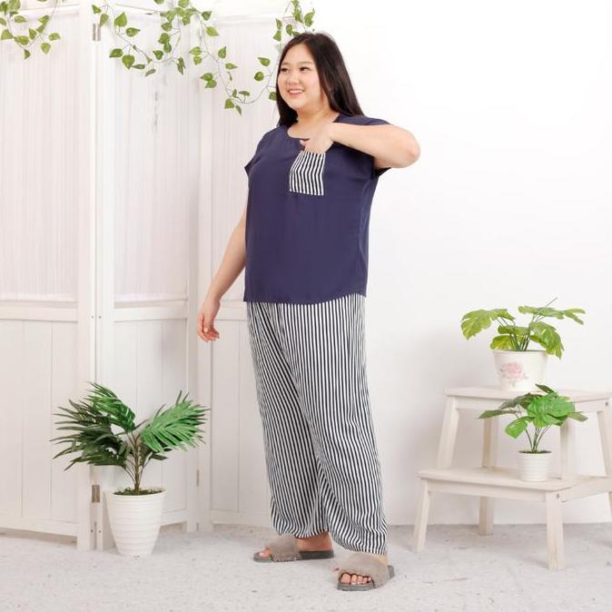 Piyama Pdpj Jumbo Babydoll Cp Jumbo Setcel Jumbo Viral Big Size Celana Rayon Viscose Baju Wanita Pan