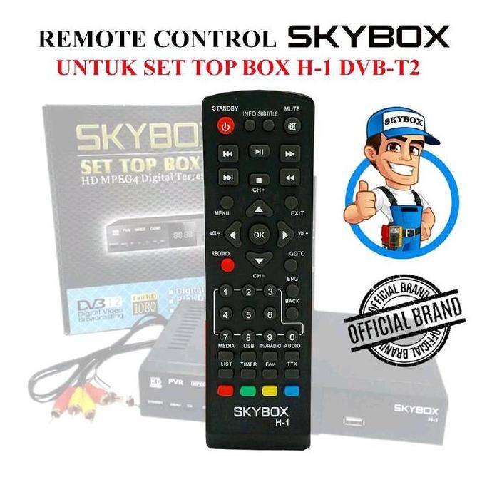 Remote Set Top Box/STB Skybox H-1 DVB-T2