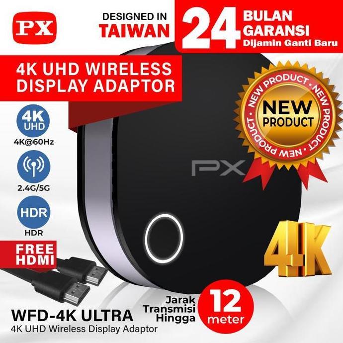 HDMI Wireless Audio Video Receiver 4K Display Extender PX WFD-4K ULTRA