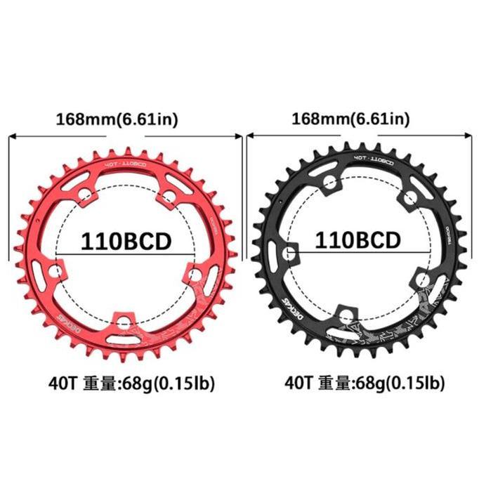 Chainring 36T 38T 40T 42T Deckas 110 BCD Narrow Wide