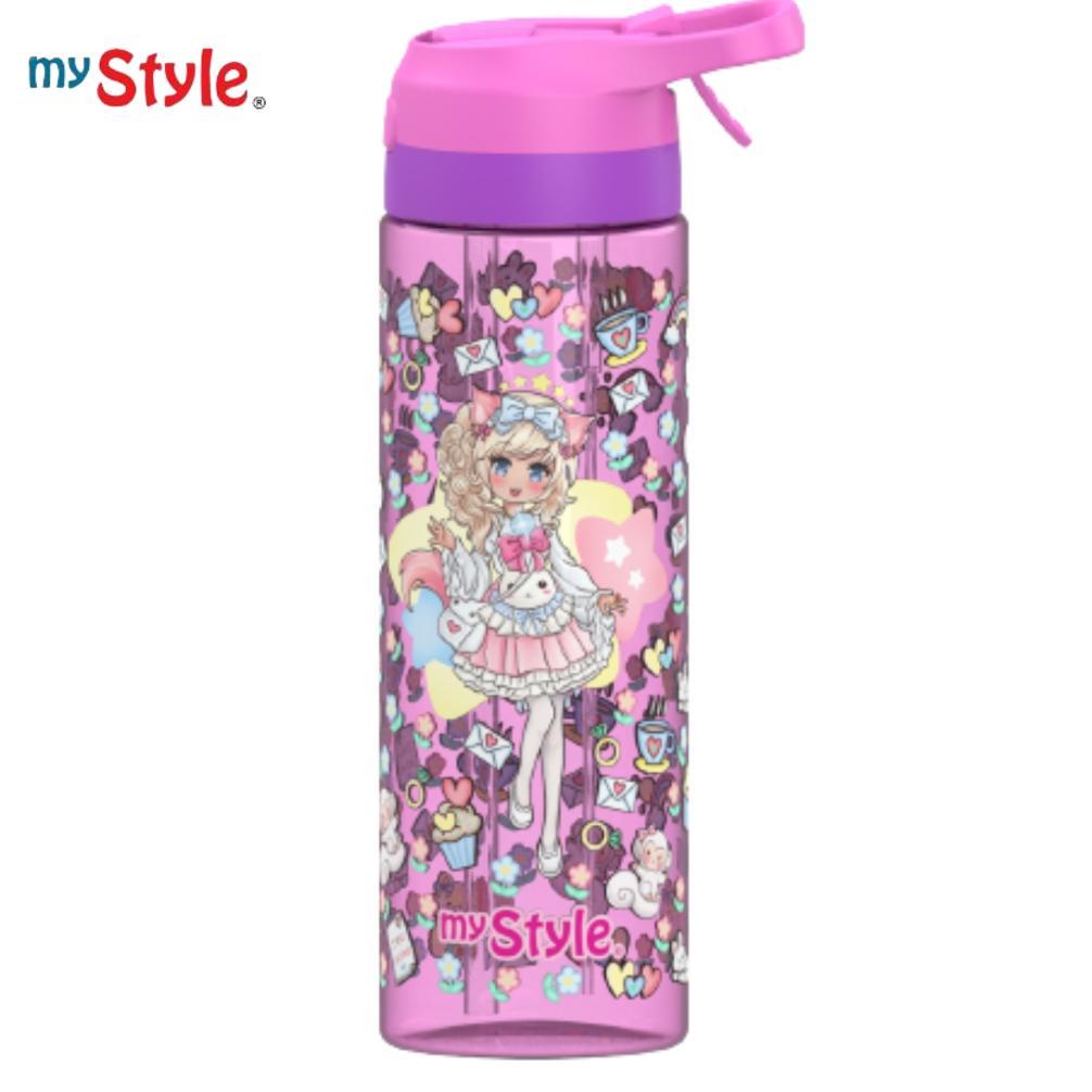 Sale My Style Tm 1175 Chibi Series Mist Spray & Spout Drink Tritan Bottle 750Ml For Girls - Botol Mi